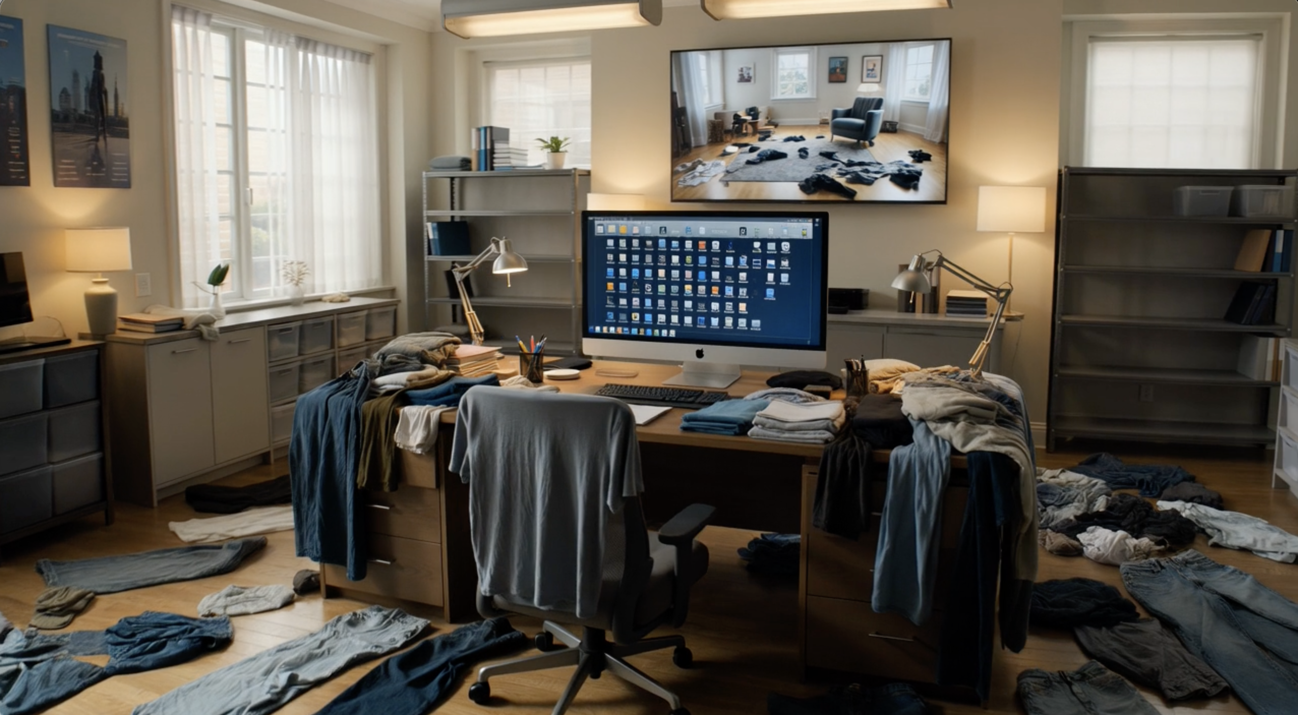 Office Before Cleaning
